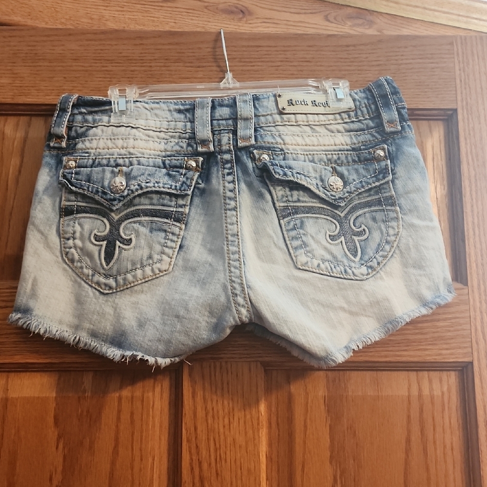 Rock Revival Women's Blue Denim Shorts